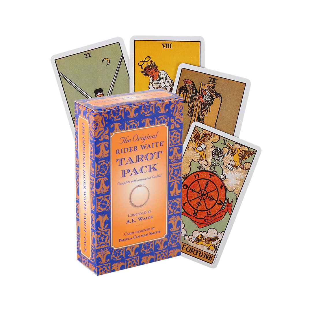 Tarot Cards Deck With Guidebook - ライダー・タロット・デッキ 初心者向けタロットカード ガイドブック付き 関係 ウェイト・ボードゲーム ガイダンス