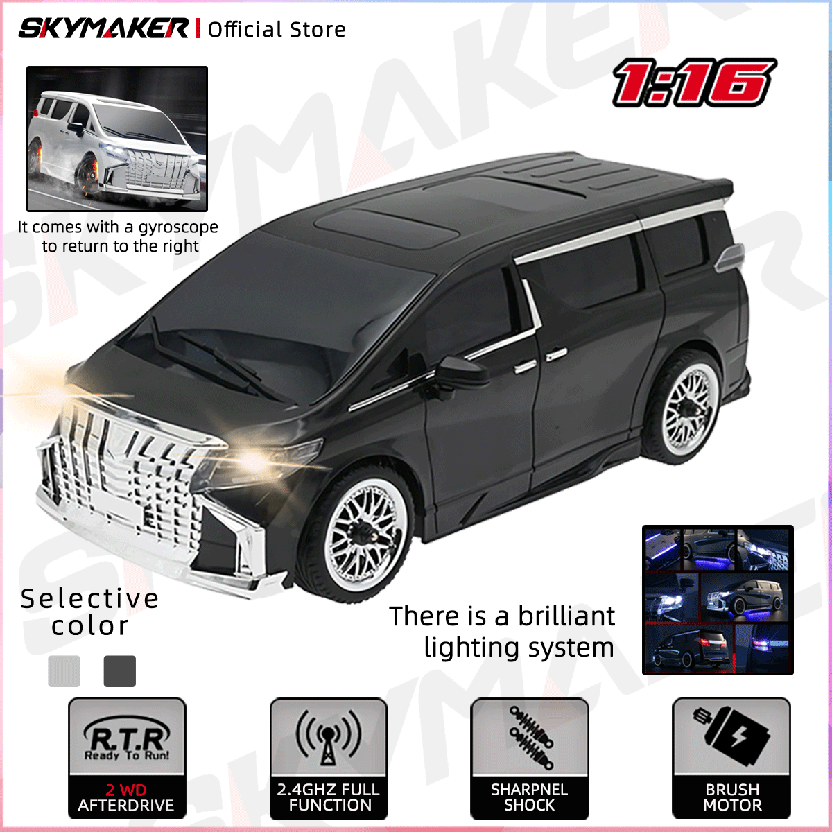 Rc Drift Car 1 24 Scale 4Wd - MN68 1:16スケール RCドリフトカーシミュレーションモデル 4WD高速リモコンレーシングドリフトカー 子供向けギフト