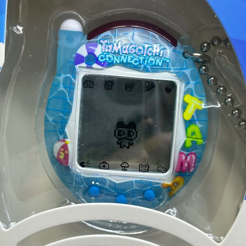 Tamagotchi Electronic Pet Virtual - バンダイたまごっちコネクション V3 接続電子仮想ペットゲームキーホルダースイートシトラスクリアブループールおもちゃコレクター向け