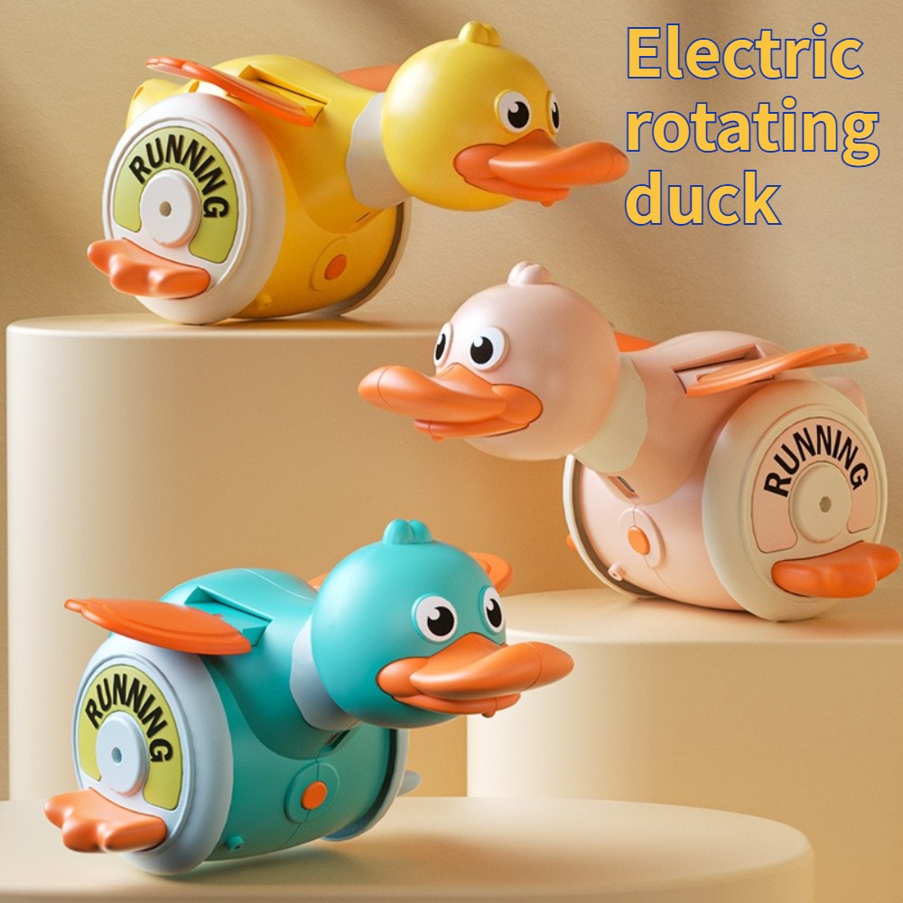 Educational Toys - 新しい電動回転式採餌アヒル トゥルルダック 教育玩具 這い歩き学習用 誕生日・ホリデーギフト