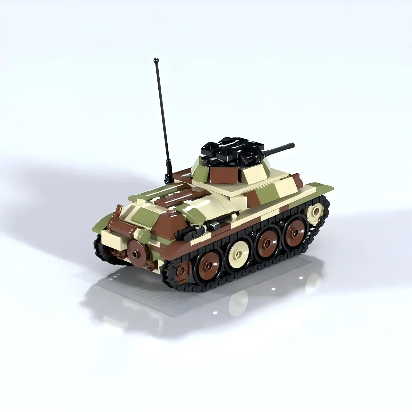 Lego Compatible Military Tank - ハイテク機器歩兵戦闘車ビルディングブロック MOC 軍用戦車 Sdkfz 140 スカウトカーモデル
