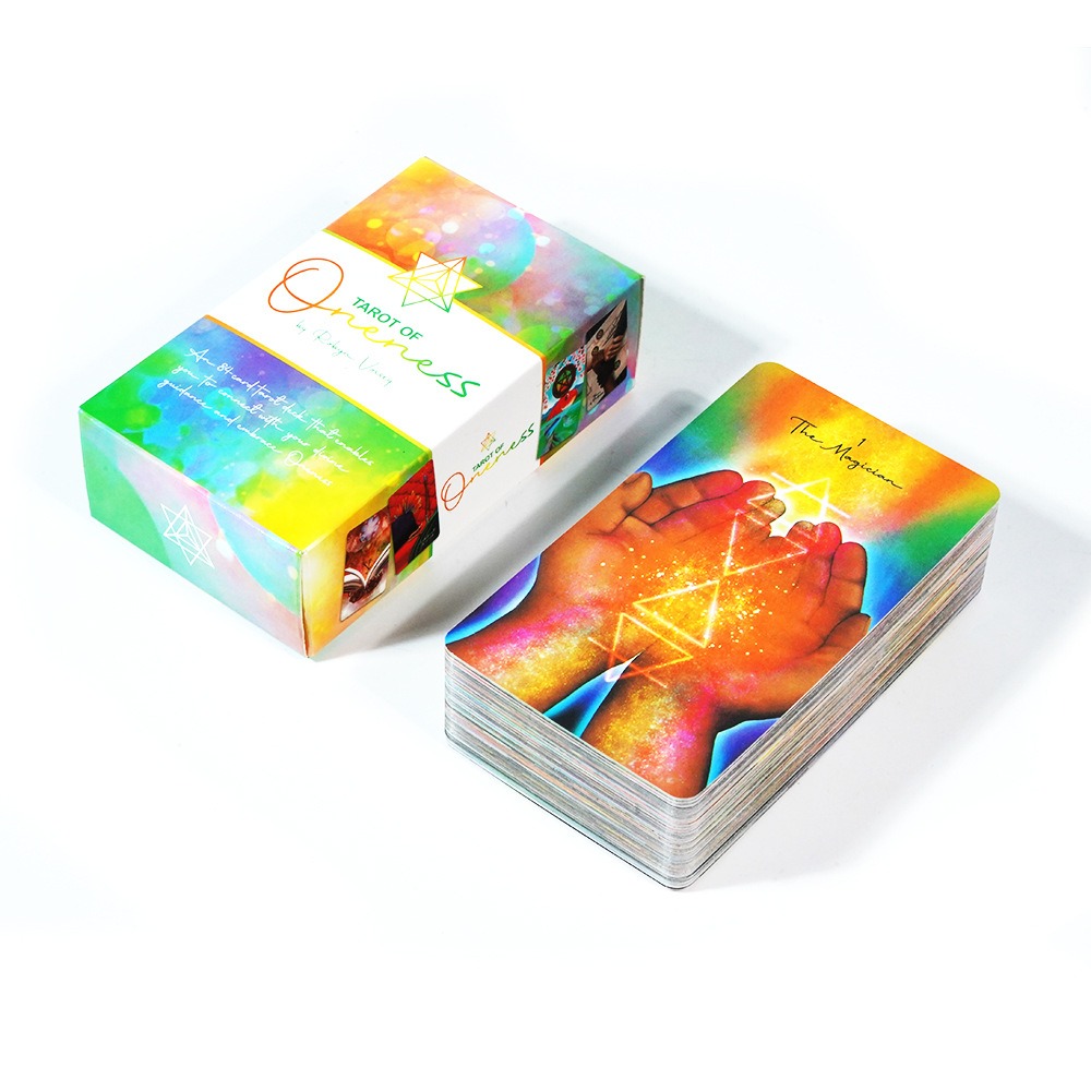 運命のタロット,10.3x6 cm, 78枚,神聖な指導と抱 - Tarot Cards Deck With Guidebook のレビューと価格