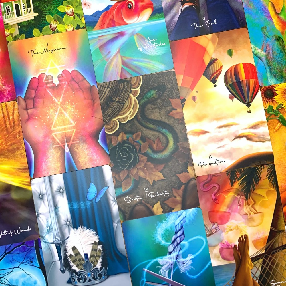 運命のタロット,10.3x6 cm, 78枚,神聖な指導と抱 - Tarot Cards Deck With Guidebook のレビューと価格