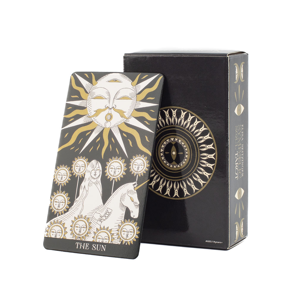 78 枚の象徴的な魂のタロットカード詳細なガイドブック付き英 - Tarot Cards Deck With Guidebook のレビューと価格