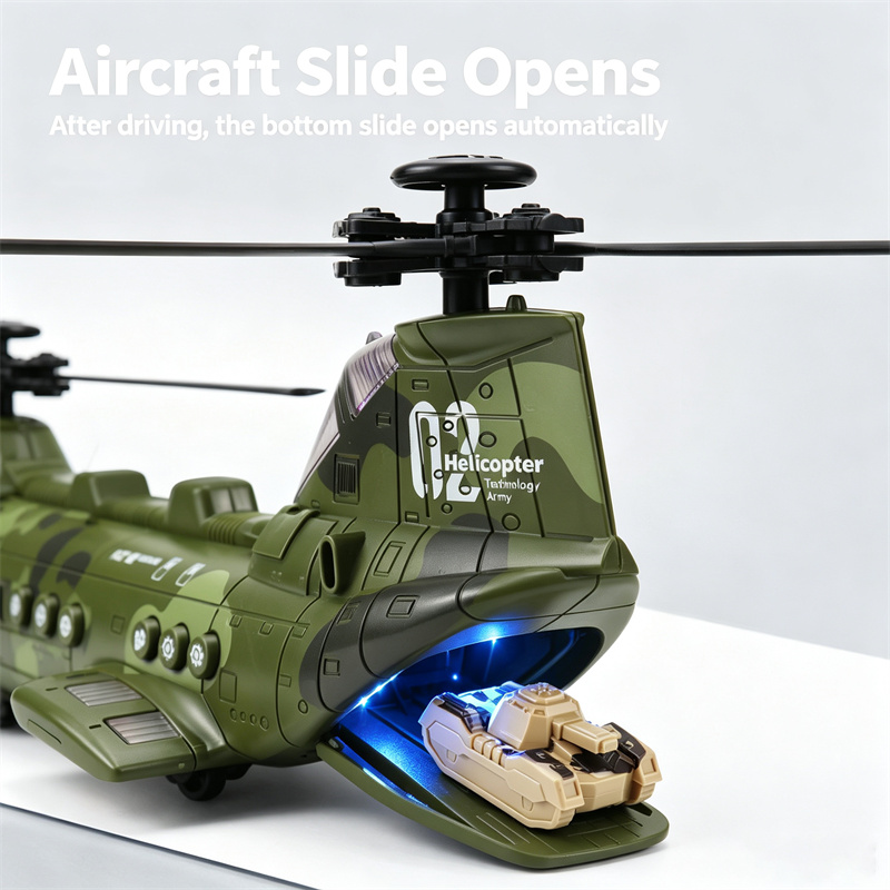 電動バンプ＆ゴー輸送機おもちゃ 360度回転 LEDライト  - Educational Toys のレビューと価格