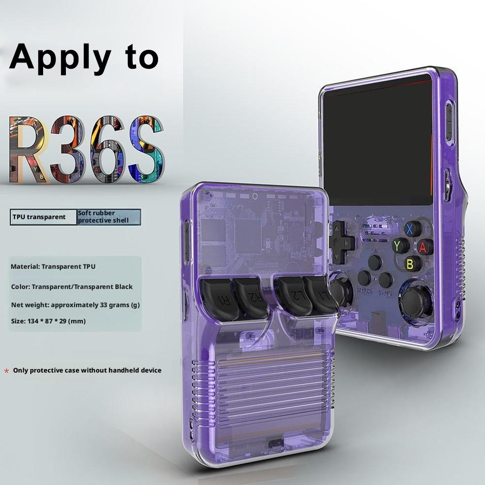 R36S ハンドヘルドゲームコンソール保護カバーポータブルバ - Retro Handheld Game Console R36S のレビューと価格