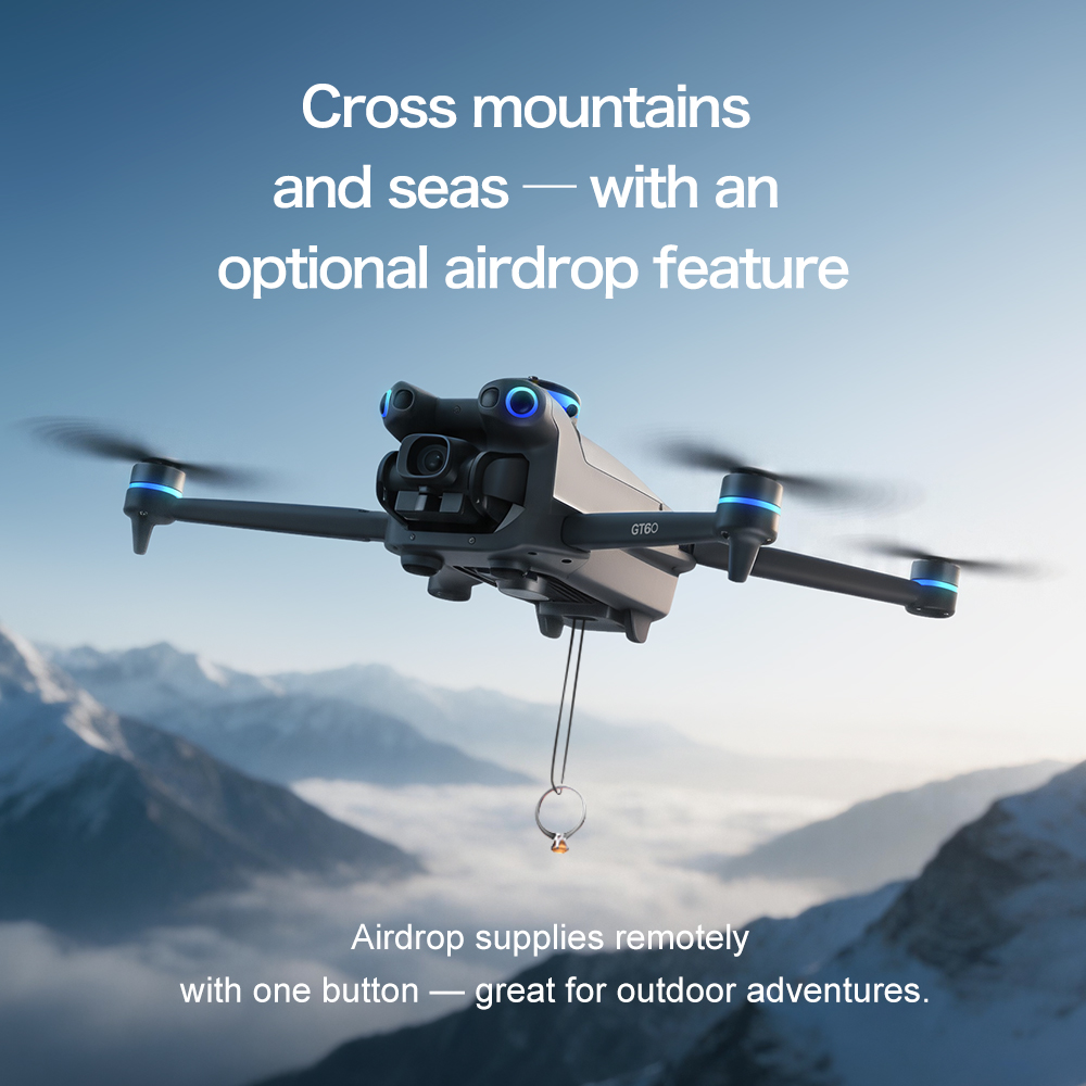 オリジナルGT60 GPS折りたたみ式RCクアッドコプター  - Fpv Brushless Rc Drone 4K のレビューと価格
