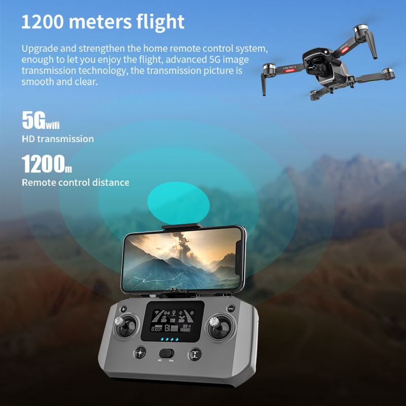 ドローンL106pro 3,4K 5g,wifi,fpv,折 - Fpv Brushless Rc Drone 4K のレビューと価格