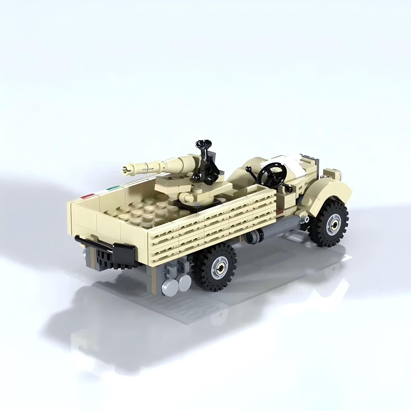 MOC ミリタリーシリーズ イタリア M11-39 中戦車  - Lego Compatible Military Tank のレビューと価格