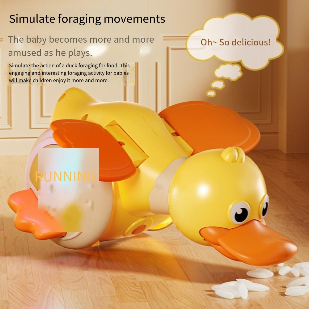新しい電動回転式採餌アヒル トゥルルダック 教育玩具 這い歩 - Educational Toys のレビューと価格