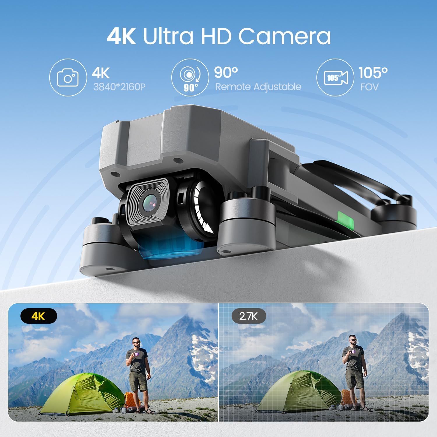 ドローン カメラ 大人用 4K 250g未満 FPV RC  - Fpv Brushless Rc Drone 4K のレビューと価格