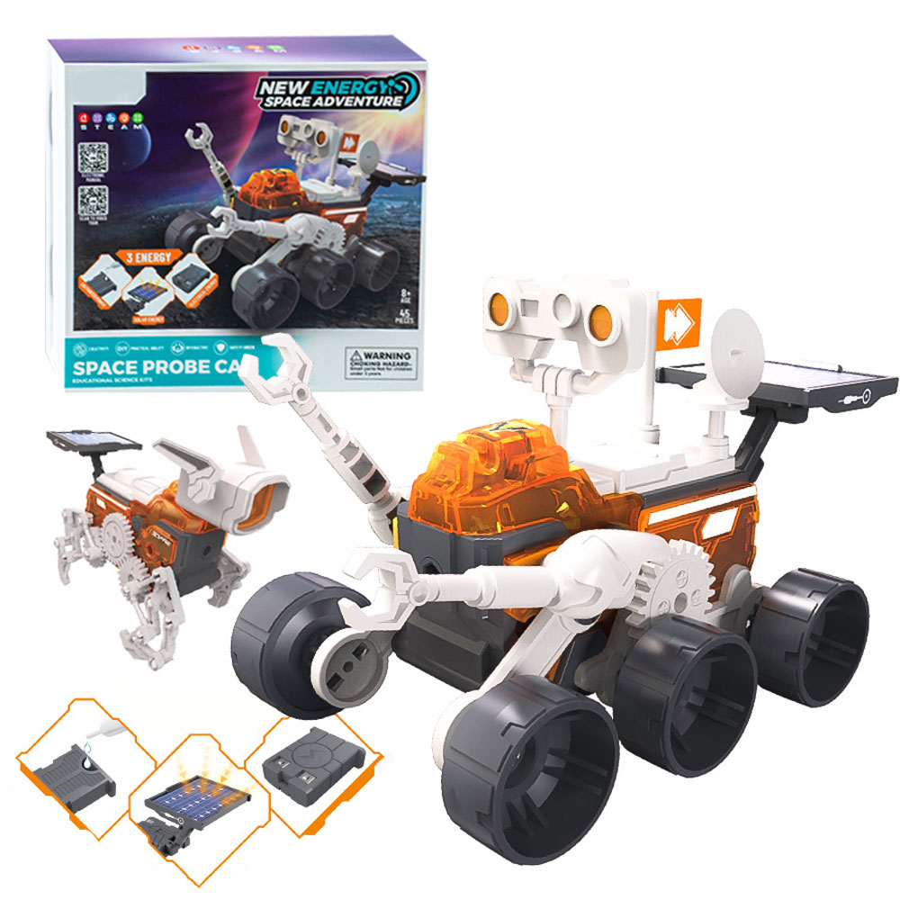 太陽光発電 STEM ロボット犬キット探査車 DIY 手作り - Stem Solar Robot Kit For Kids のレビューと価格