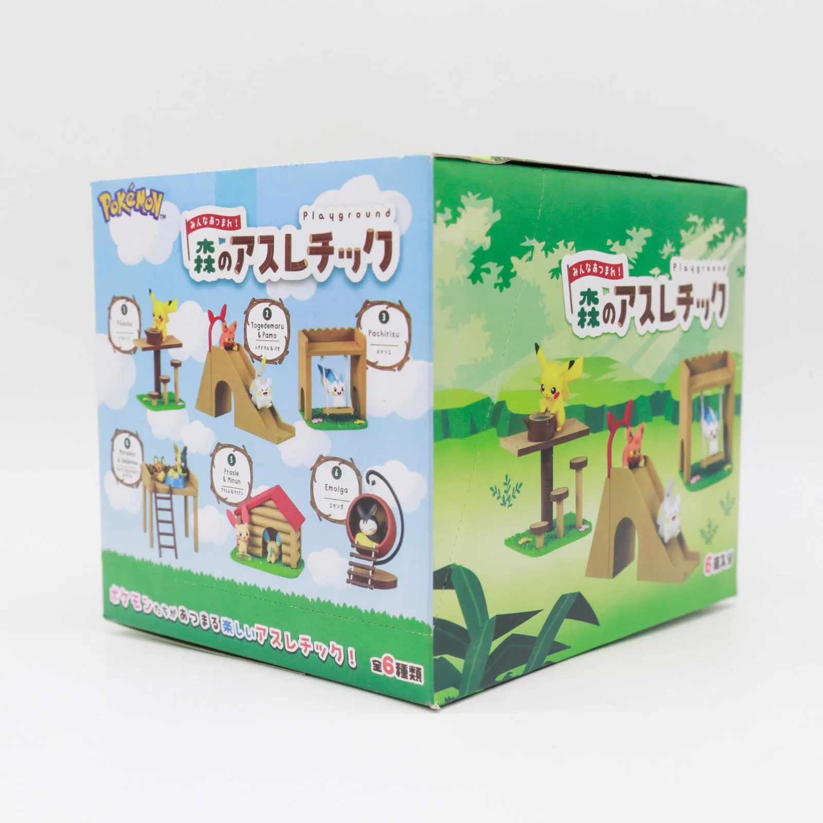 ポケモンミニチュア森林遊び場シーン小道具ブラインドボックスか - Anime Action Figure Blind Box のレビューと価格