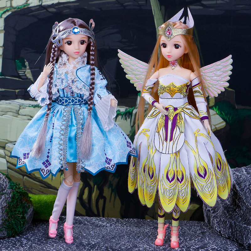 20ジョイント付きプリンセスbjd人形,30cm,完全セット - Bjd Doll 1 6 Full Set With Clothes のレビューと価格